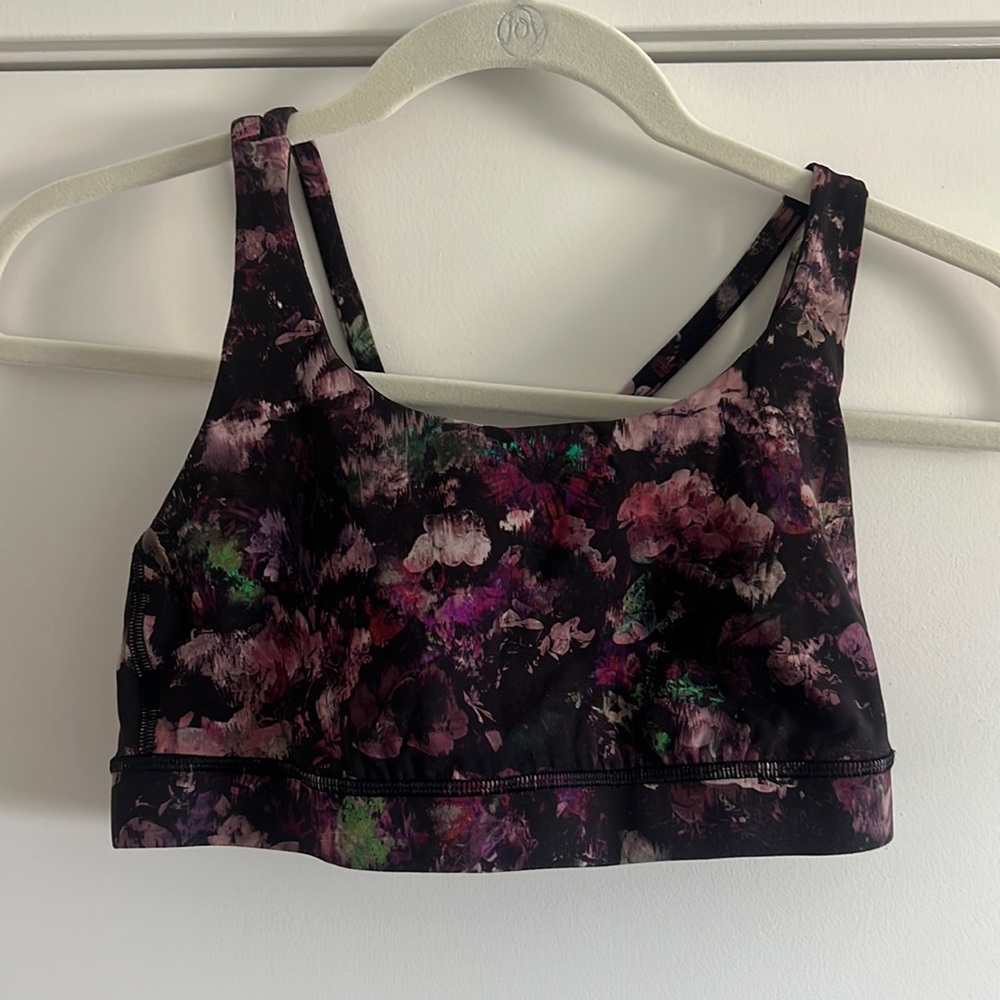 LuLu floral sports bra